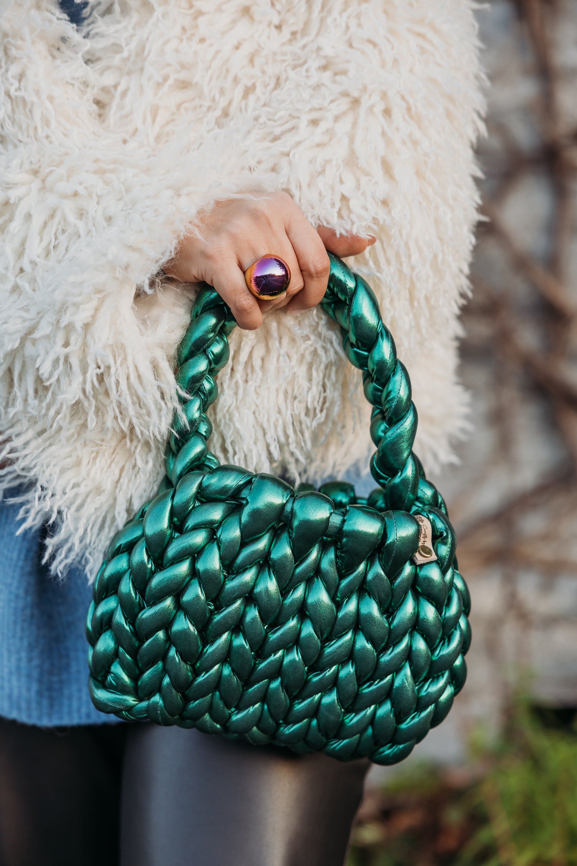 velvet handbag, chunky velvet bag, statement handbag, designer velvet bag, luxury soft bag, handmade velvet bag, unique fashion bag, trendy soft bag, machine washable handbag, elegant evening bag, soft chunky velvet handbag for everyday wear, handmade statement bag with a long handle, luxury machine washable bag for special occasions, unique velvet crossbody bag for women, fashion-forward plush bag with scarf