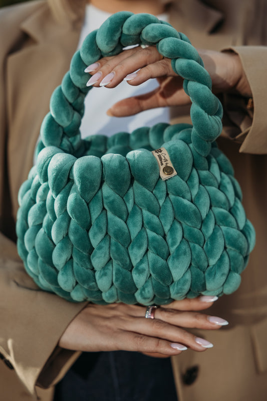 velvet handbag, chunky velvet bag, statement handbag, designer velvet bag, luxury soft bag, handmade velvet bag, unique fashion bag, trendy soft bag, machine washable handbag, elegant evening bag, soft chunky velvet handbag for everyday wear, handmade statement bag with a long handle, luxury machine washable bag for special occasions, unique velvet crossbody bag for women, fashion-forward plush bag with scarf