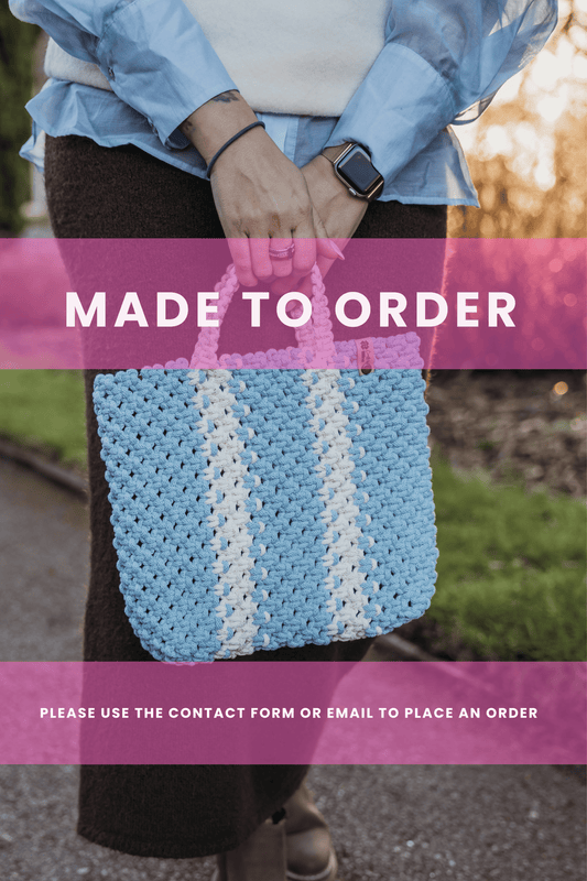 Waffle Bag - Blue